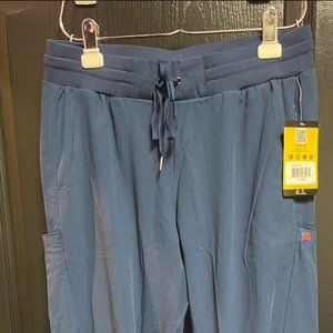 WonderWink Women's Cargo Jogger Pant Navy - Medium